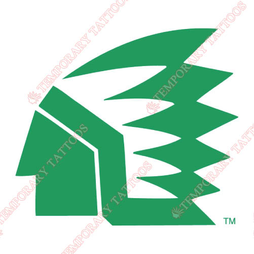 North Dakota Fighting Sioux Customize Temporary Tattoos Stickers NO.5587